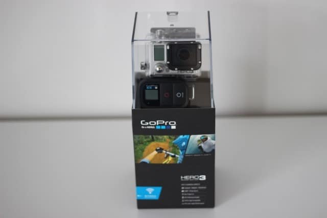 La GoPro Hero 3 dans son écrin.