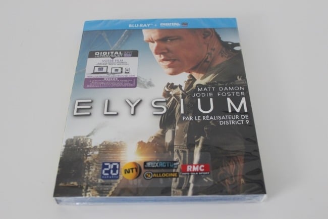 Et bien entendu le Blu Ray Elysium !