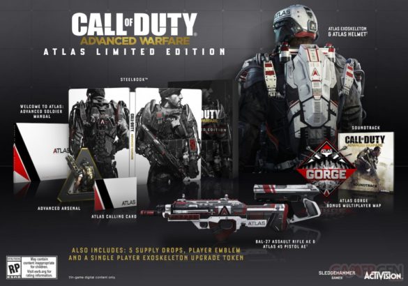 call of duty advanced warfare collector atlas