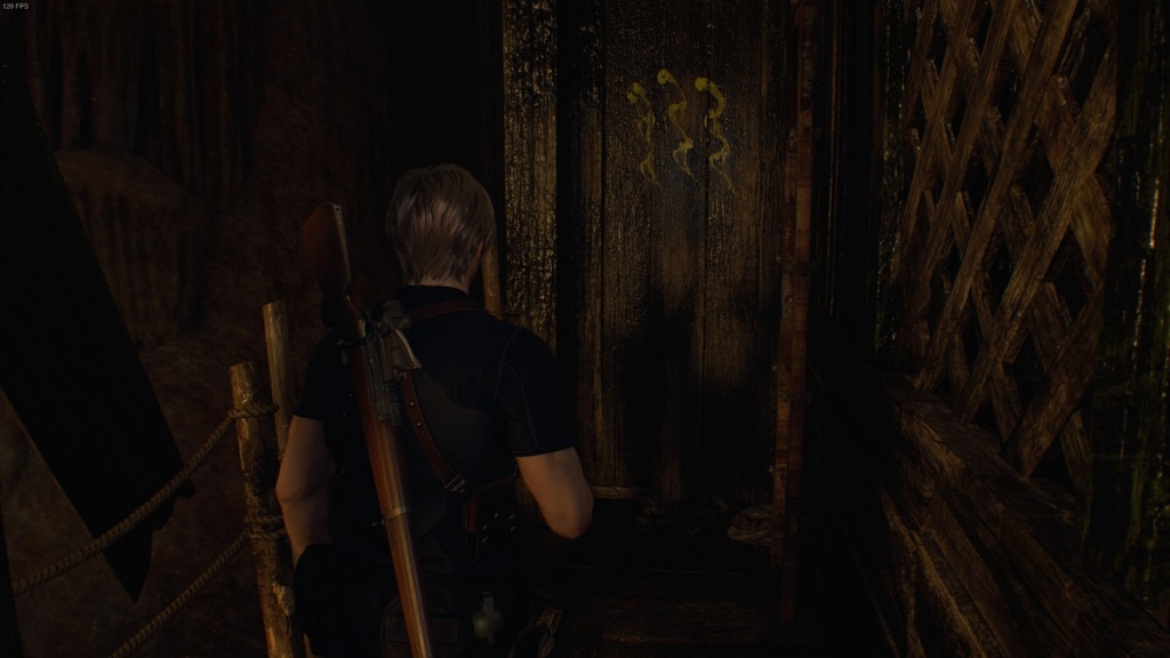 Resident Evil 4 Petite grotte Sanctuaire Porte Réponse 2