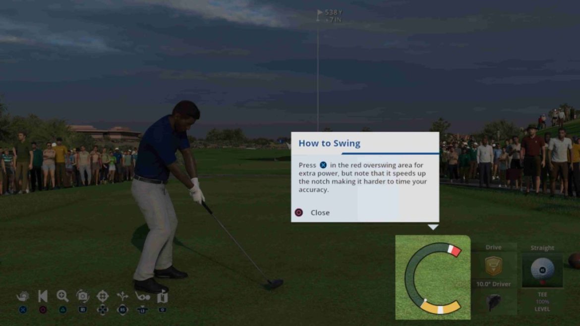 Tournée EA Sports PGA |  3 Cliquez sur Swing 3 |