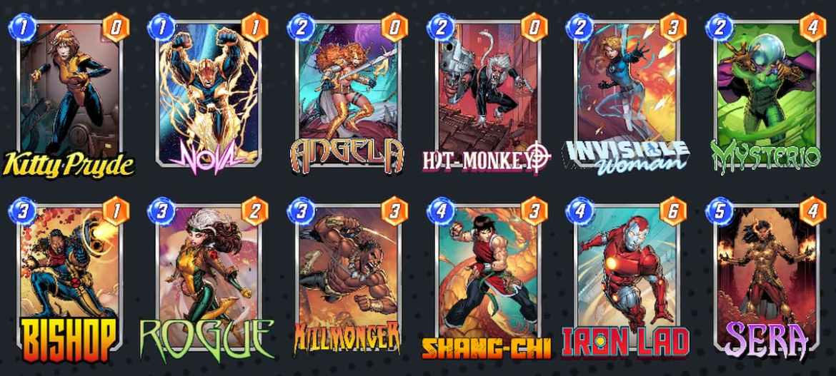 1687285986 687 Meilleurs decks de controle Sera dans Marvel Snap – Avec