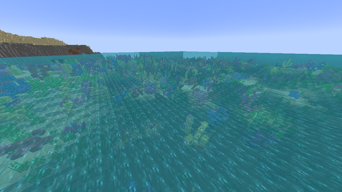 Minecraft 1.13 Récif corallien