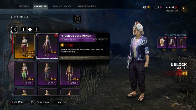 1695743815 117 Dead by Daylight Fire Moon Festival Collection – Tous les