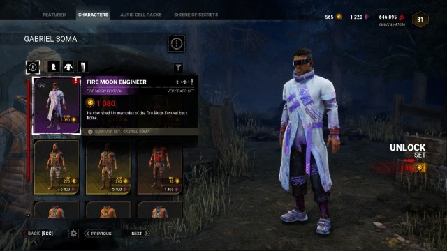 1695743815 375 Dead by Daylight Fire Moon Festival Collection – Tous les