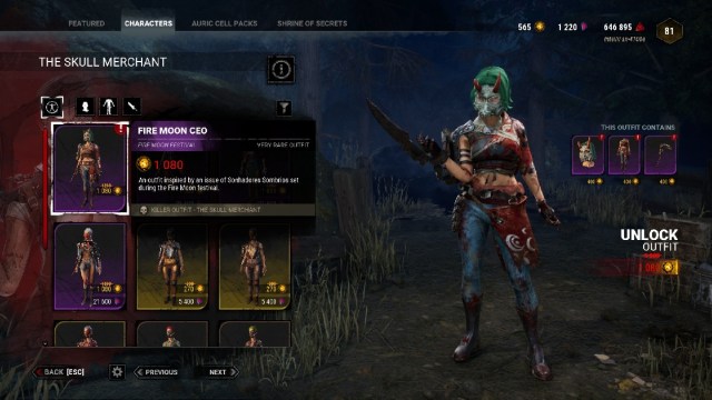 1695743816 747 Dead by Daylight Fire Moon Festival Collection – Tous les