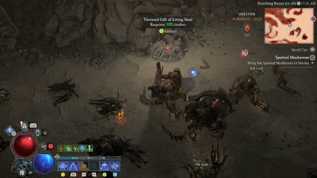 Comment trouver de lacier vivant dans Diablo 4