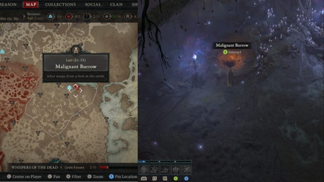 Comment trouver et activer Terrier malin dans Diablo 4