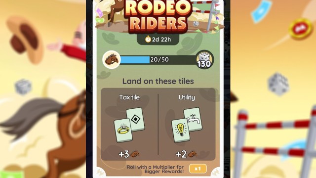 Monopoly GO Toutes les recompenses de levenement Rodeo Riders