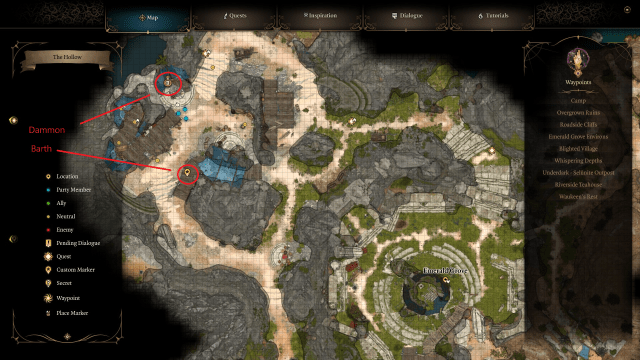 1699036961 912 Tous les emplacements darbalete a Baldurs Gate 3 BG3