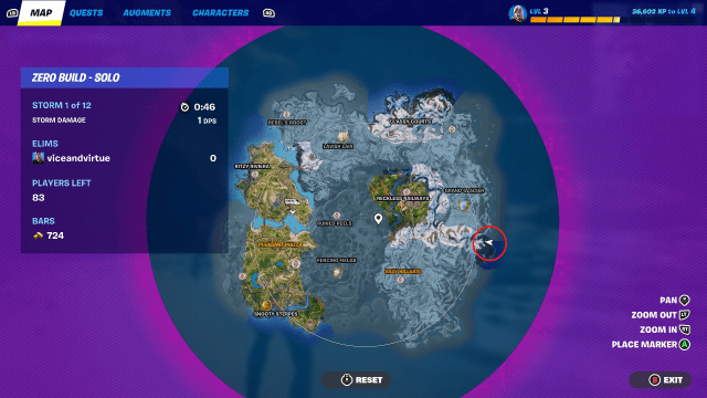 Tous les emplacements des grottes secretes dans Fortnite Chapitre 5