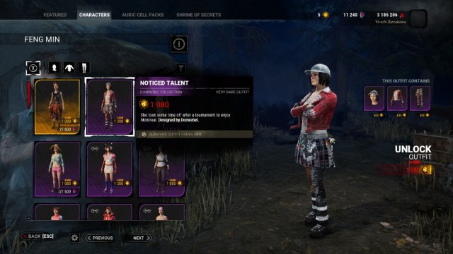 1704827619 501 Dead by Daylight Tous les cosmetiques DOMREBEL – Listes