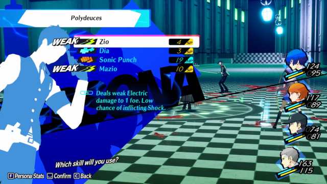 Persona 3 Reload electric skill pour Trance Twins