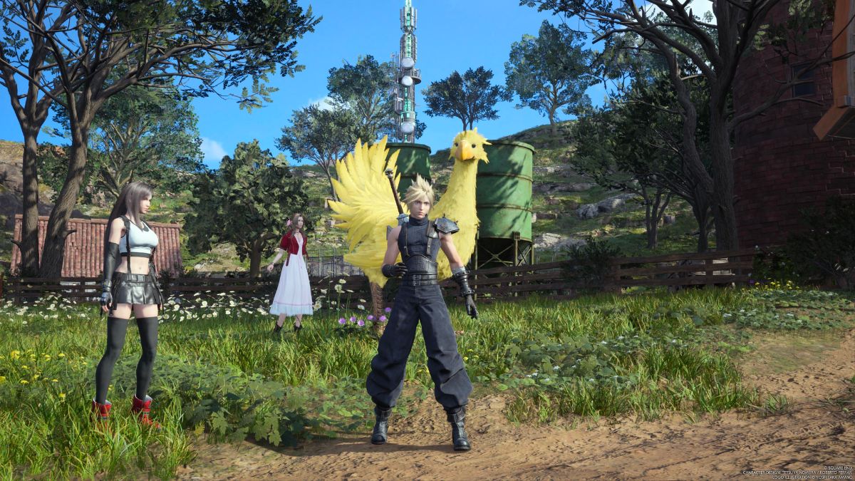 Capture d’écran du mode graphique dans Final Fantasy 7 Rebirth.