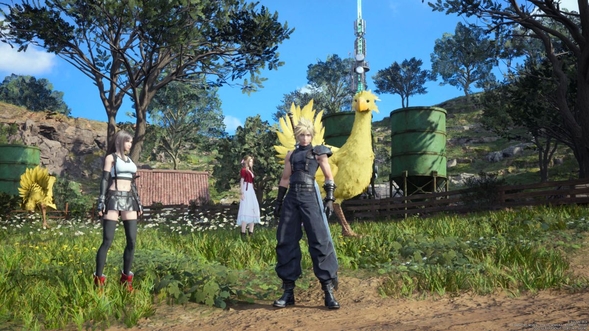 Capture d’écran du mode Performance dans Final Fantasy 7 Rebirth.