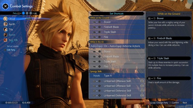 1709327932 251 Comment changer les raccourcis dattaque dans Final Fantasy 7 Rebirth