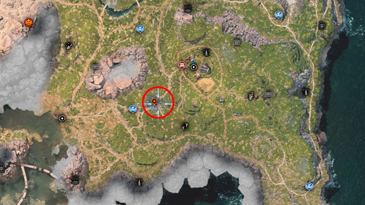 Capture d’écran de l’emplacement de la carte Toxirat dans F7 Rebirth.