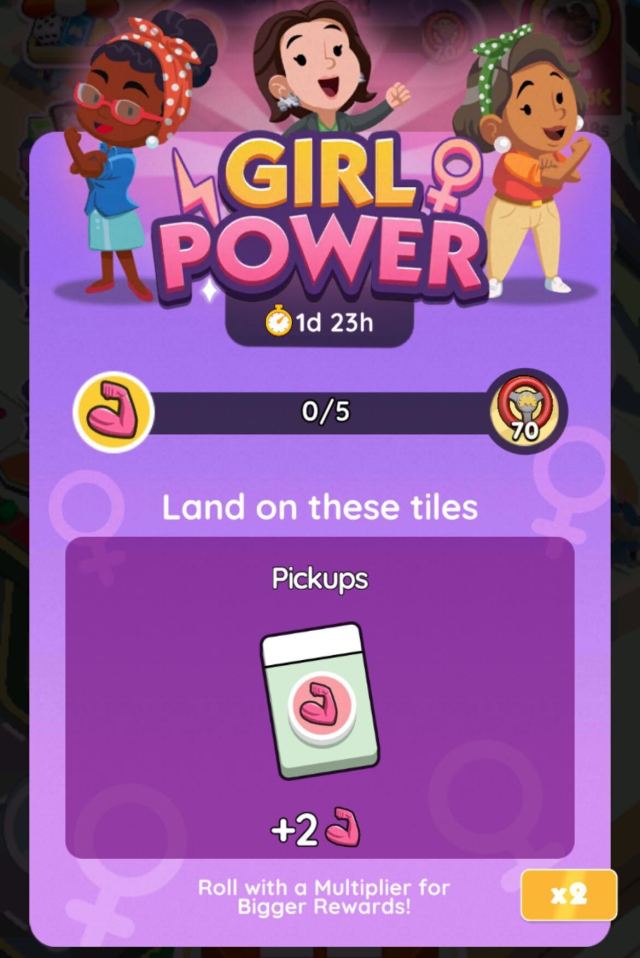 Monopoly GO Toutes les recompenses de levenement Girl Power