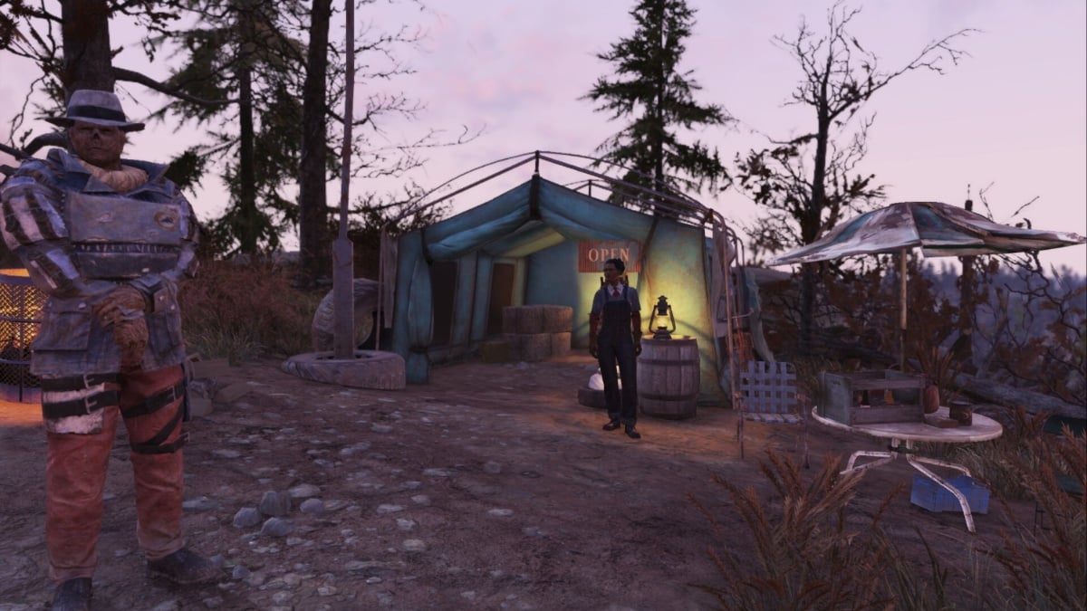 Camping de Fallout 76 Minerva à Foundation
