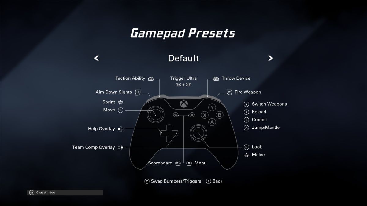 Invites de bouton Xbox dans XDefiant