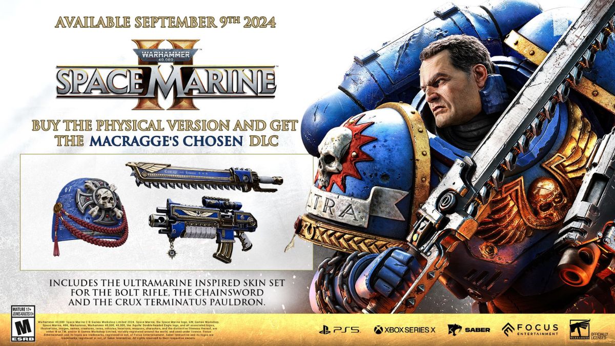 Bonus de précommande de Warhammer 40,000 : Space Marine 2