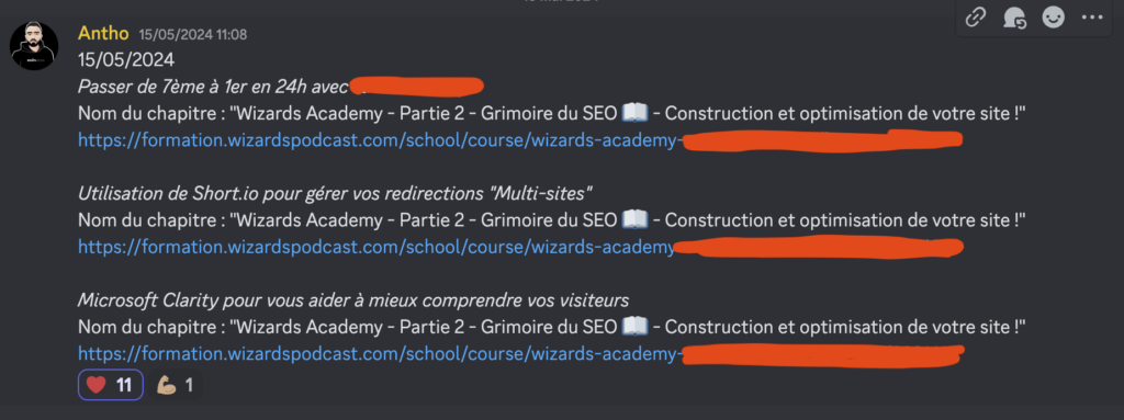 mise a jour wizard academy 1