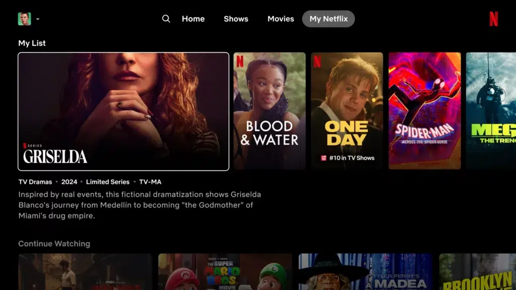 netflix homepage 2