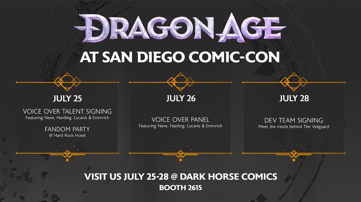 Dragon Age : Le SDCC de la Garde du Voile