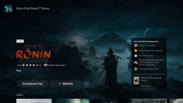 1721904784 250 Comment telecharger la demo de Rise of the Ronin sur