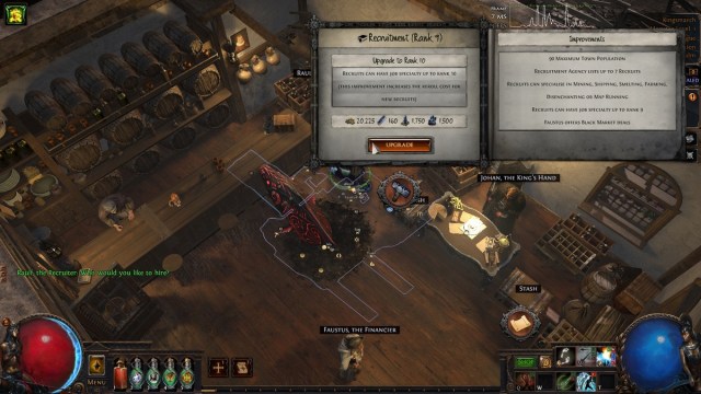 Comment recruter des travailleurs dans Path of Exile 325 Les