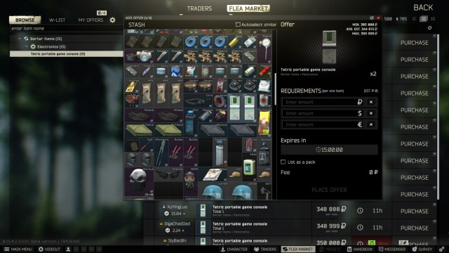 Comment gagner de largent rapidement dans Escape from Tarkov