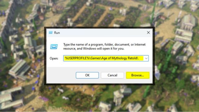 Age of Mythology Retold Enregistrer lemplacement du fichier sur PC