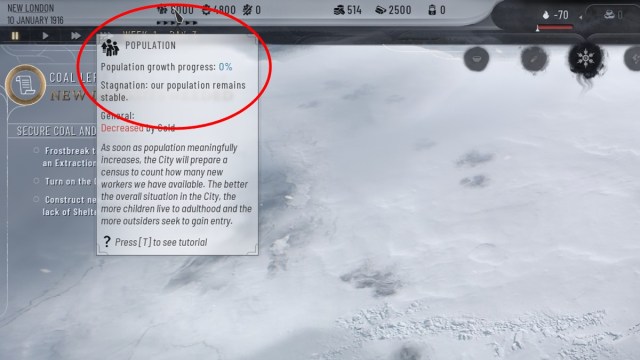 Comment augmenter la main doeuvre et la population dans Frostpunk 2