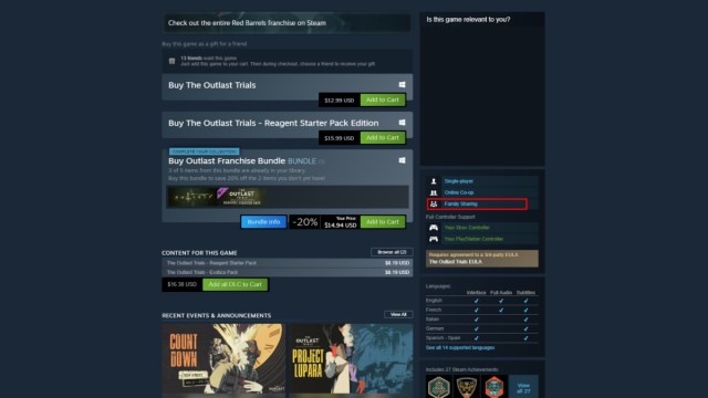 Comment configurer la nouvelle fonctionnalite Steam Families