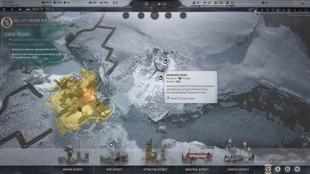 Comment obtenir plus de prefabriques dans Frostpunk 2