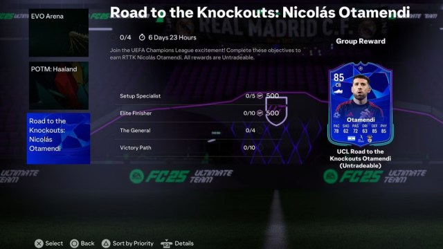 Comment relever le defi RTTK Nicolas Otamendi dans EA FC