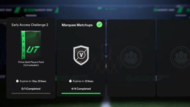 Comment terminer le SBC Early Access Challenge 2 dans EA