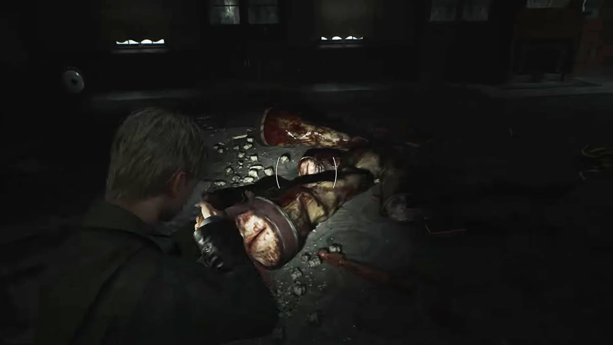 James tirant sur le mandarin avec un fusil de chasse Silent Hill 2 Remake