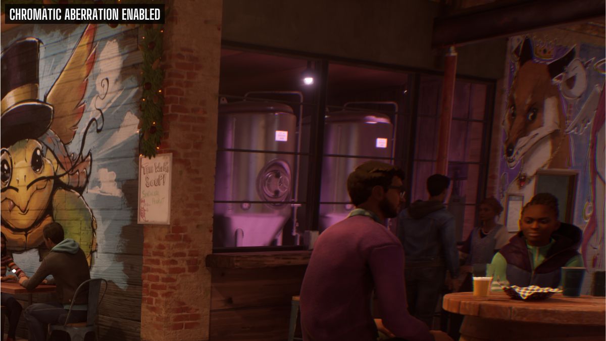 Life is Strange Double exposition Aberration chromatique activée