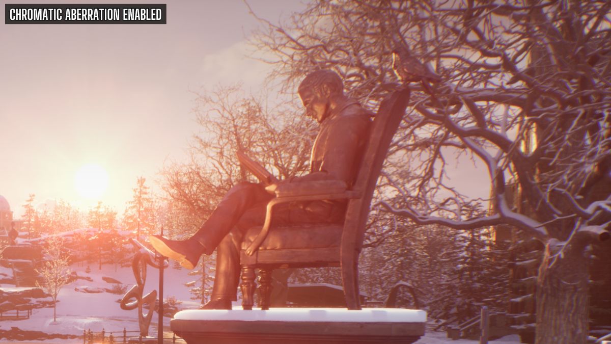 Life is Strange Double exposition Aberration chromatique activée