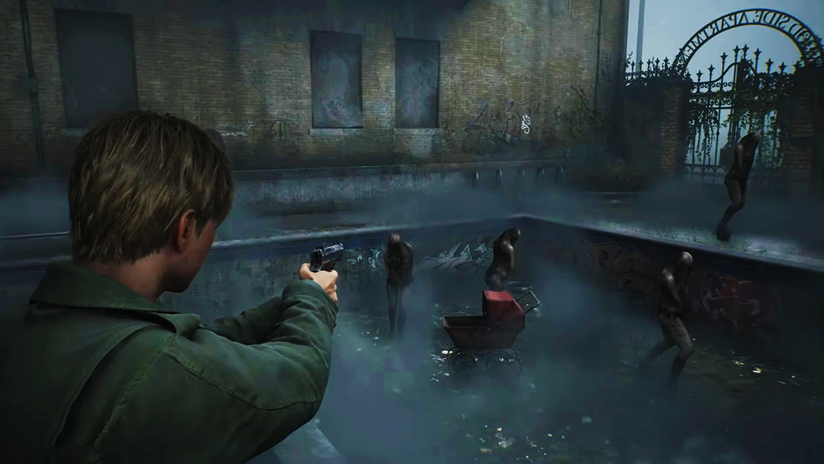 Silent Hill 2 Remake : James Sunderland utilise des armes pour battre des monstres